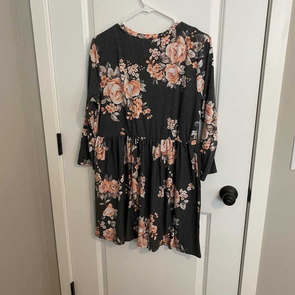 Gray & Peach Tunic